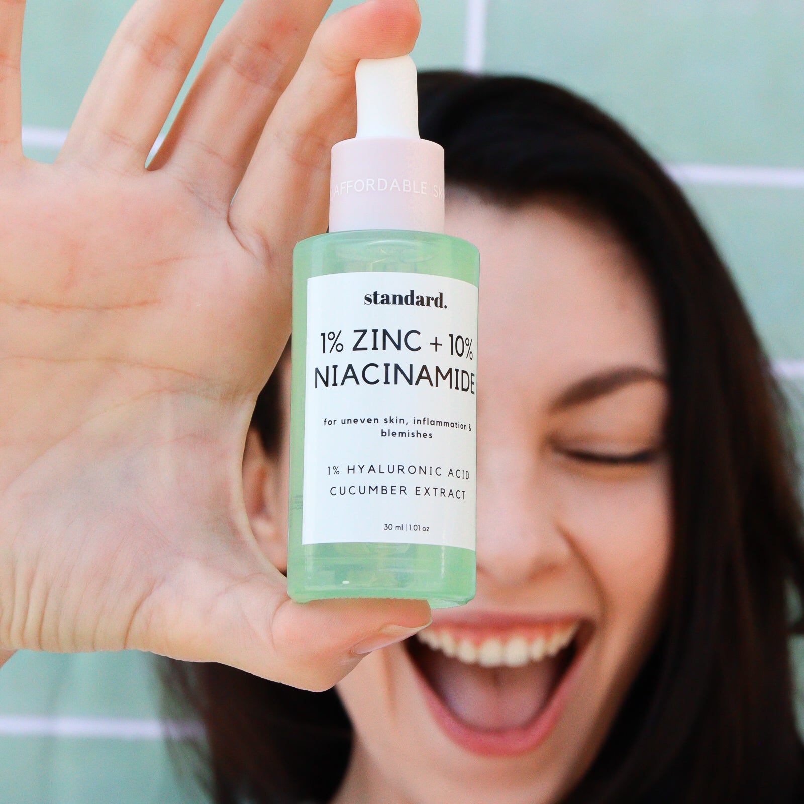 10% Niacinamide in 1% Zink Serum mit 1% Hyaluronsäure & Aloe Vera