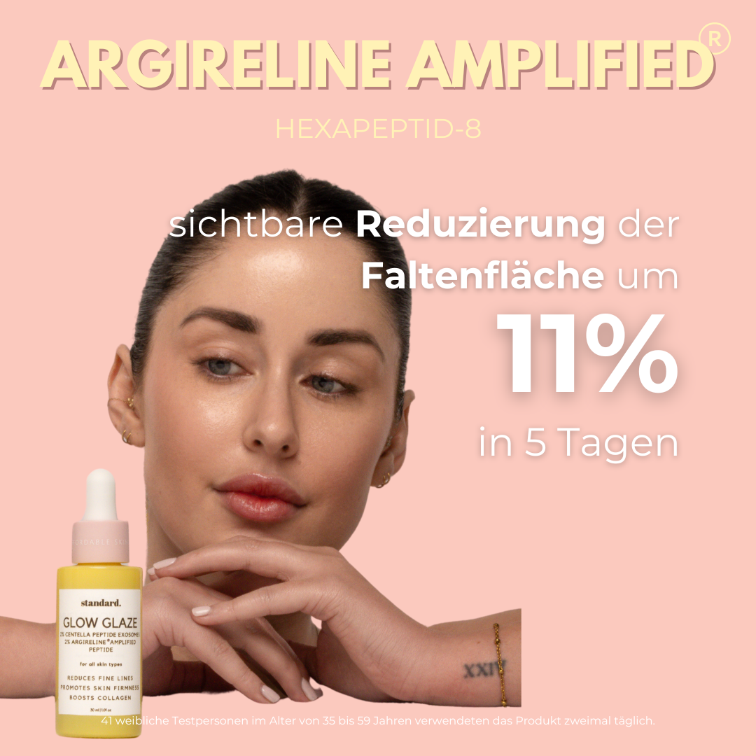 Glow Glaze Anti-Ageing Serum mit 2% Argireline® Amplified, Centella Reversa™, 2% Hyaluronsäure & 2% Ceramide