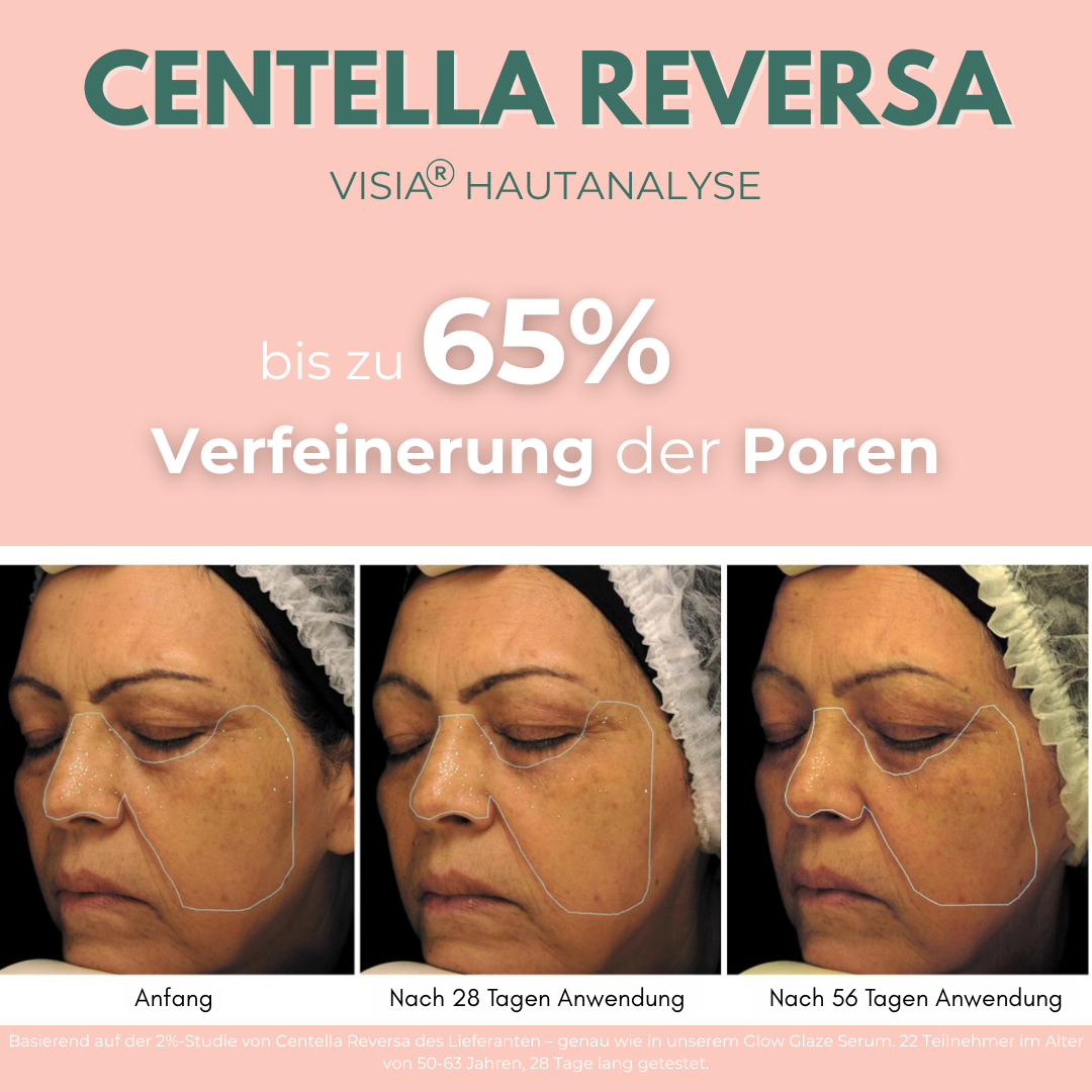 Glow Glaze Anti-Ageing Serum mit 2% Argireline® Amplified, Centella Reversa™, 2% Hyaluronsäure & 2% Ceramide