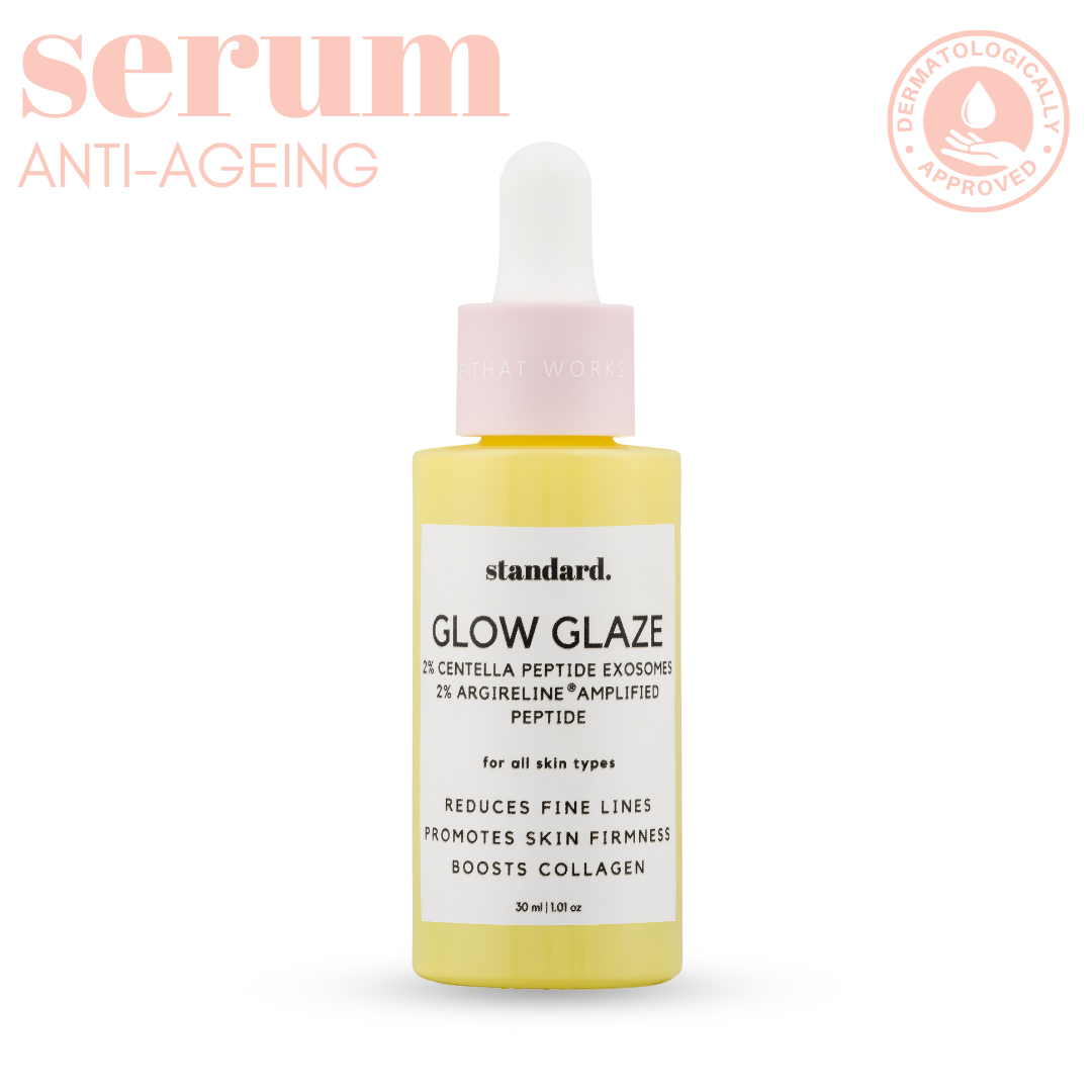 Glow Glaze Anti-Ageing Serum mit 2% Argireline® Amplified, Centella Reversa™, 2% Hyaluronsäure & 2% Ceramide