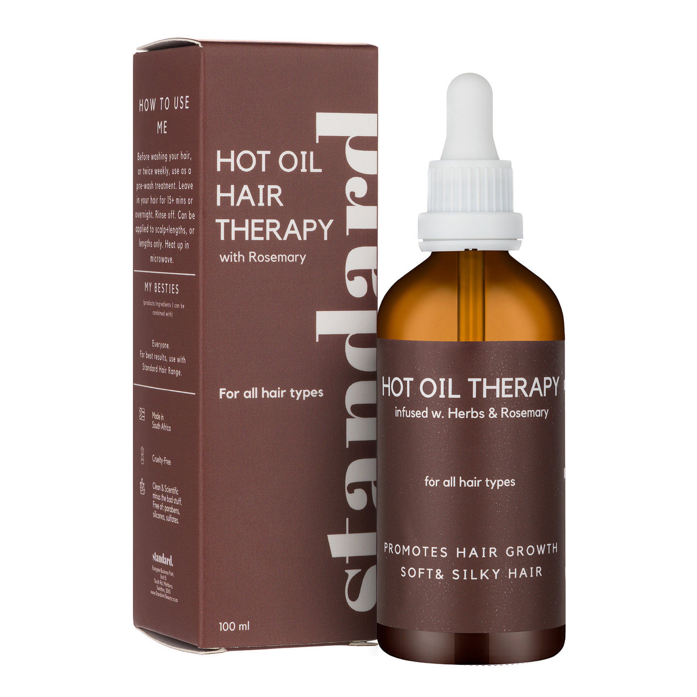 Hot Oil Haar Therapie mit Rosmarin & Rizinusöl