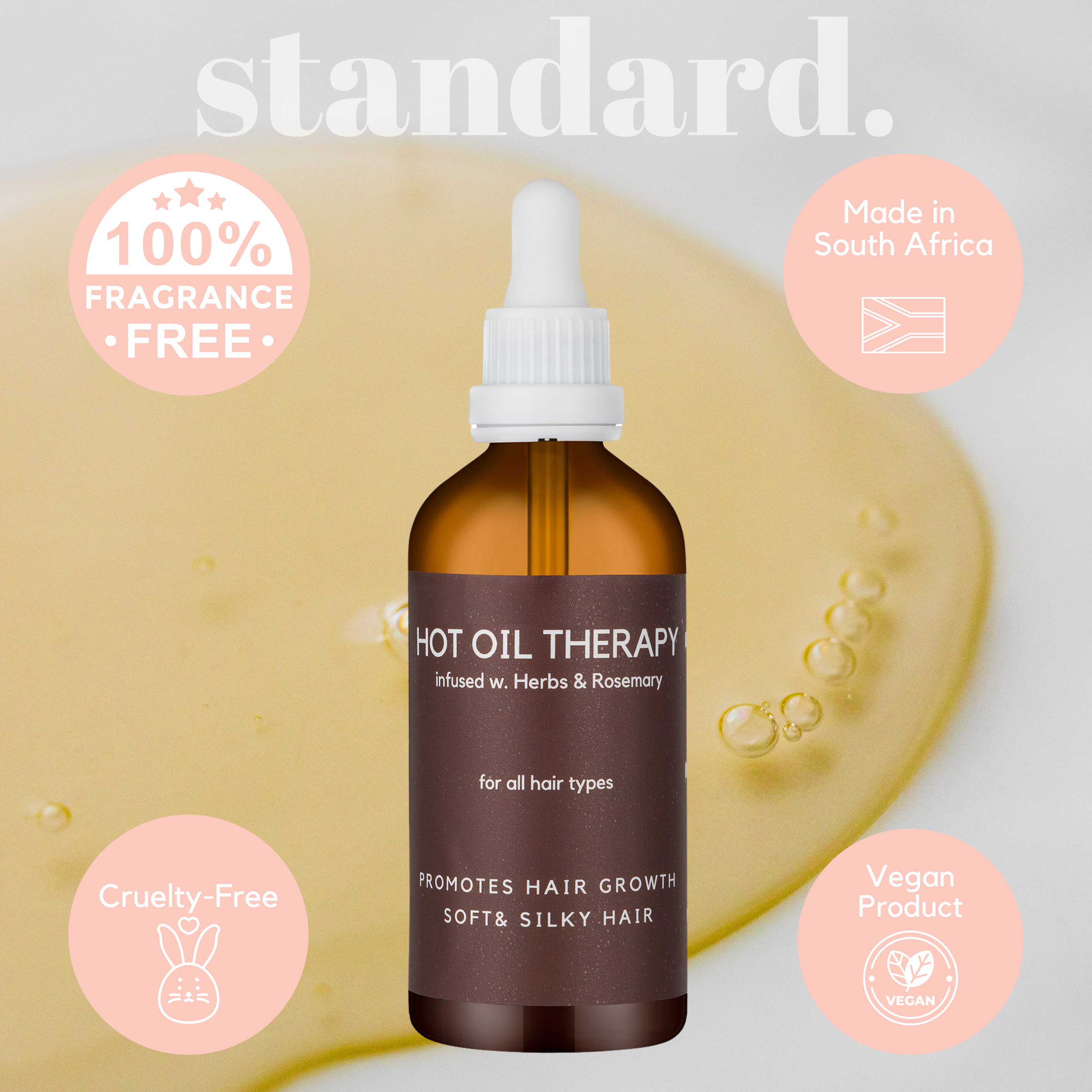 Hot Oil Haar Therapie mit Rosmarin & Rizinusöl