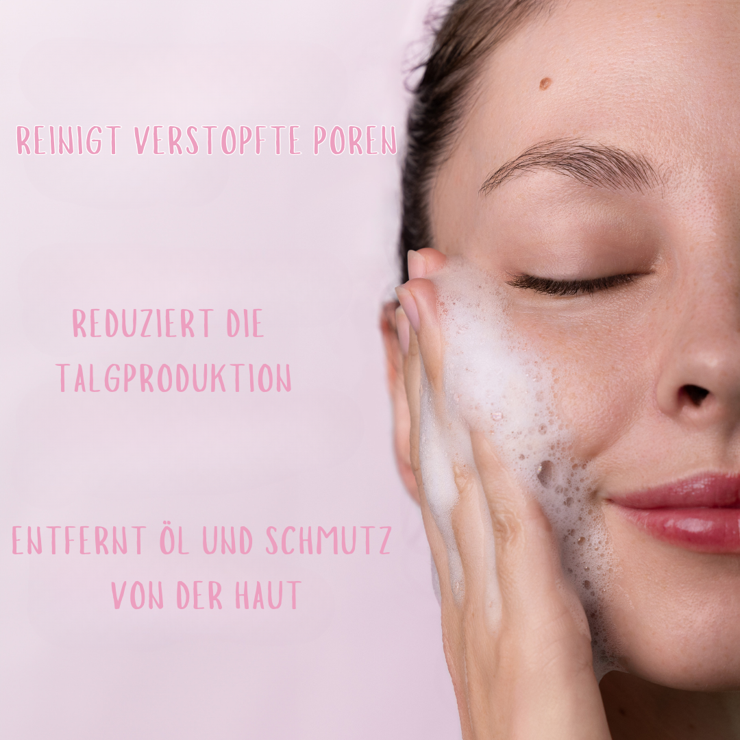 Facial cleansing wash gel with salicylic acid - for daily use