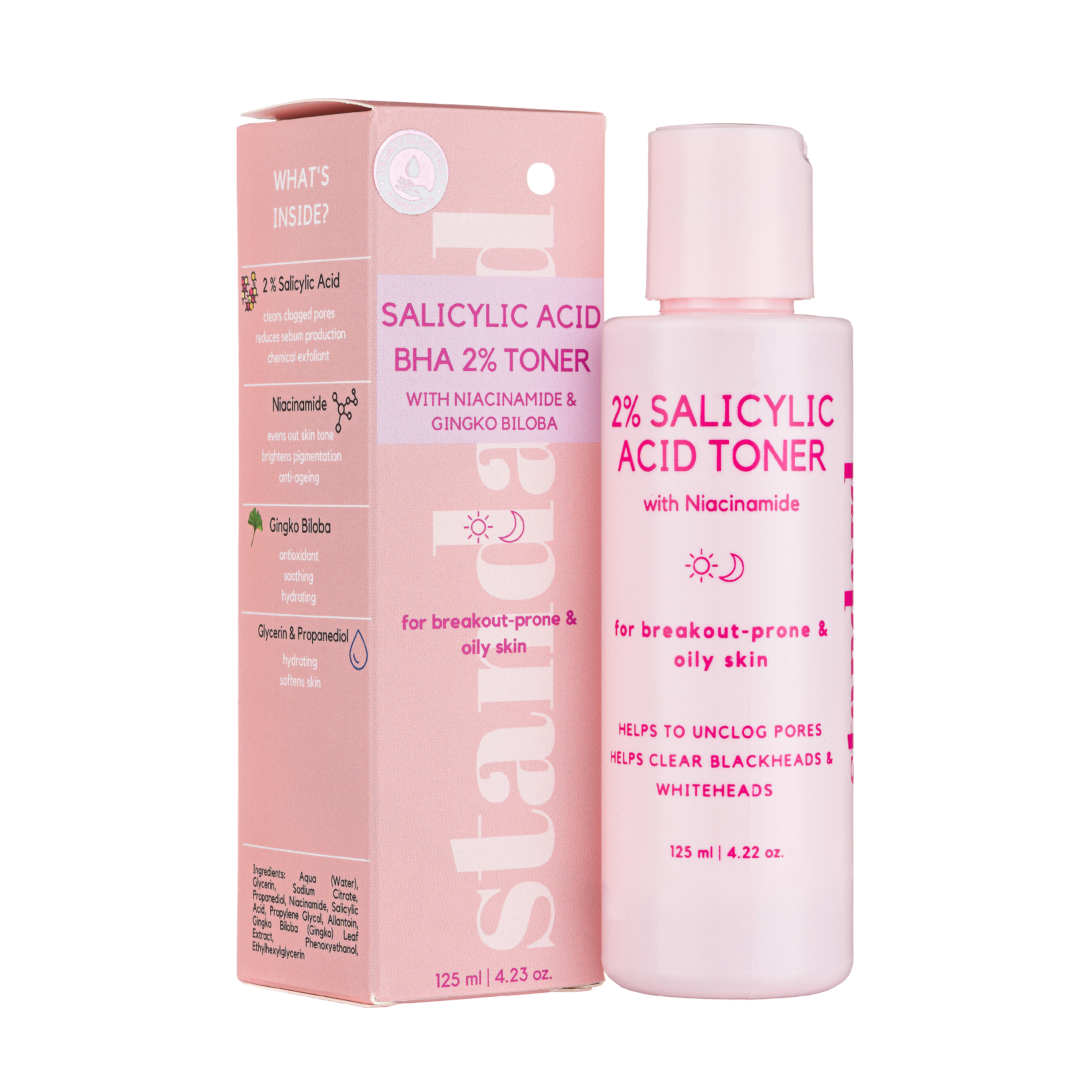 2% BHA Salicylsäure und Niacinamid Toner