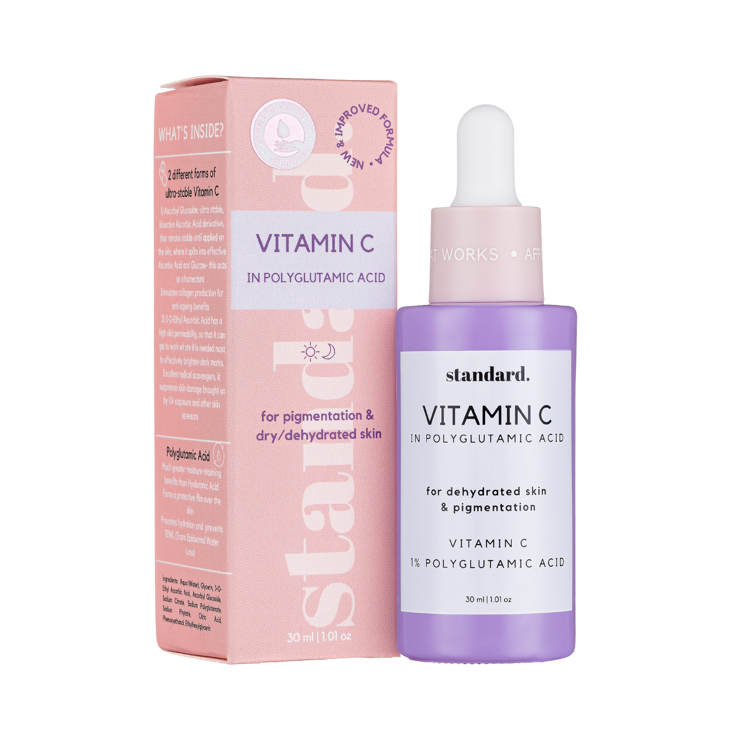 Vitamin C Serum mit Polyglutaminsäure