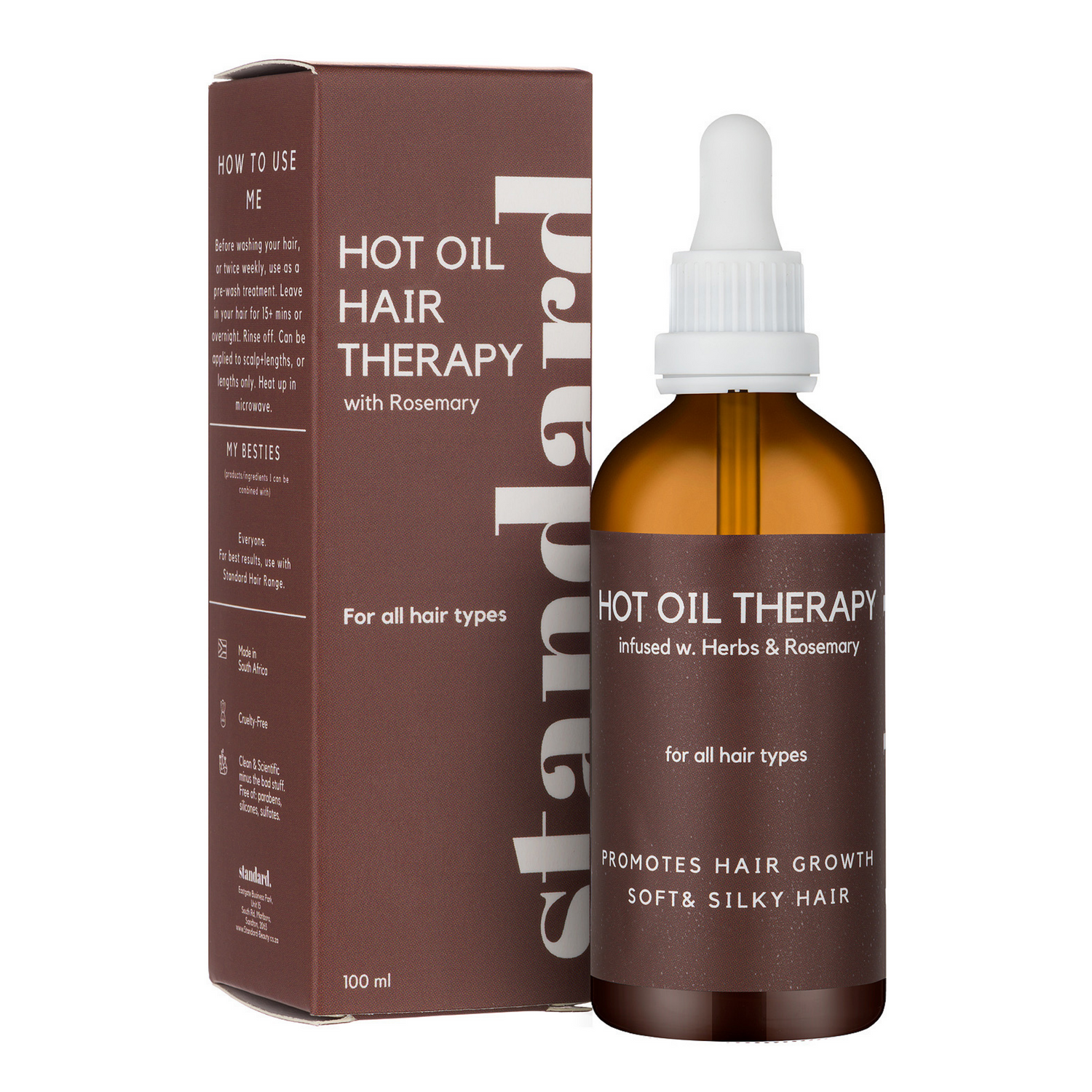 Hot Oil Haar Therapie mit Rosmarin &amp; Rizinusöl