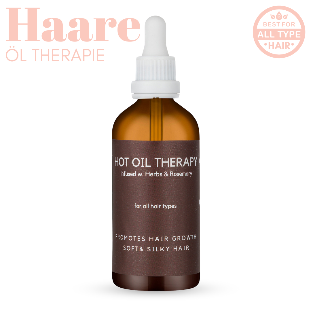 Hot Oil Haar Therapie mit Rosmarin &amp; Rizinusöl