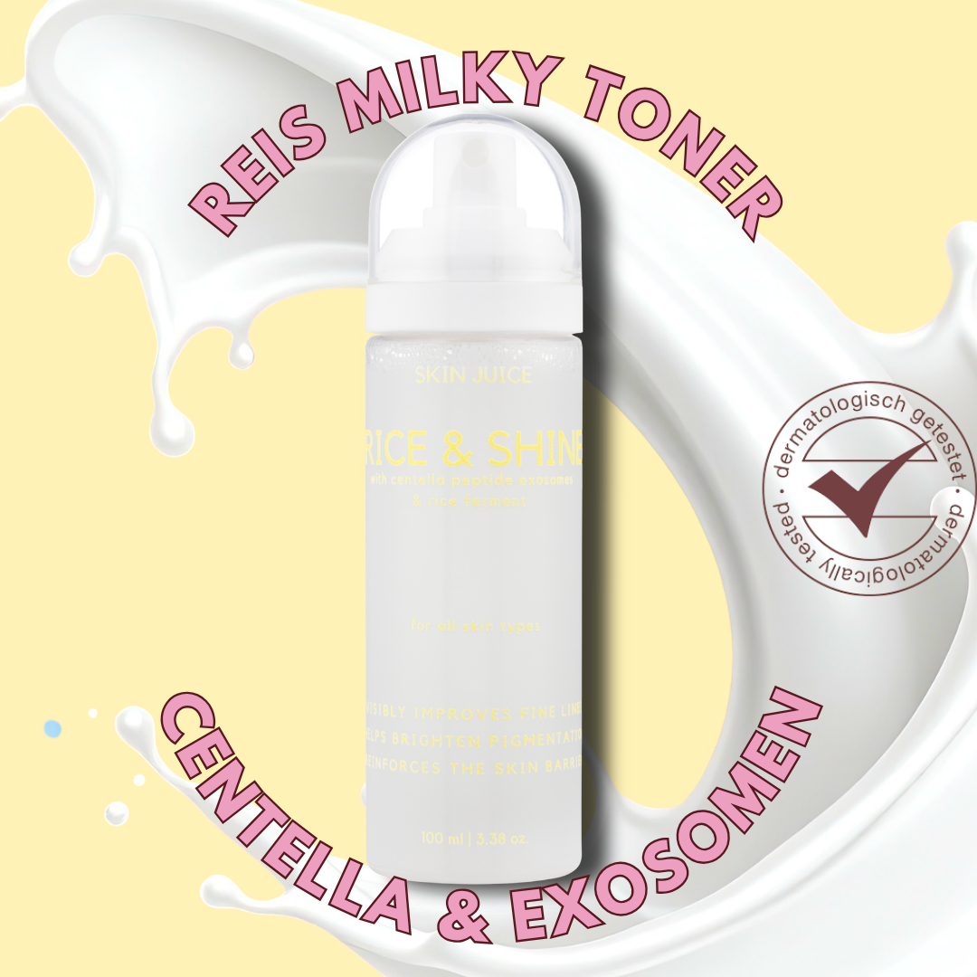 Rice Milky Toner mit Exosomen, Centella-Stammzellen & Hyaluron
