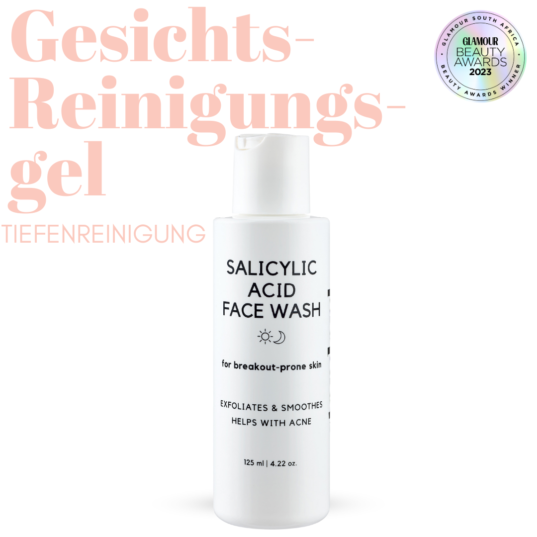 Facial cleansing wash gel with salicylic acid - for daily use