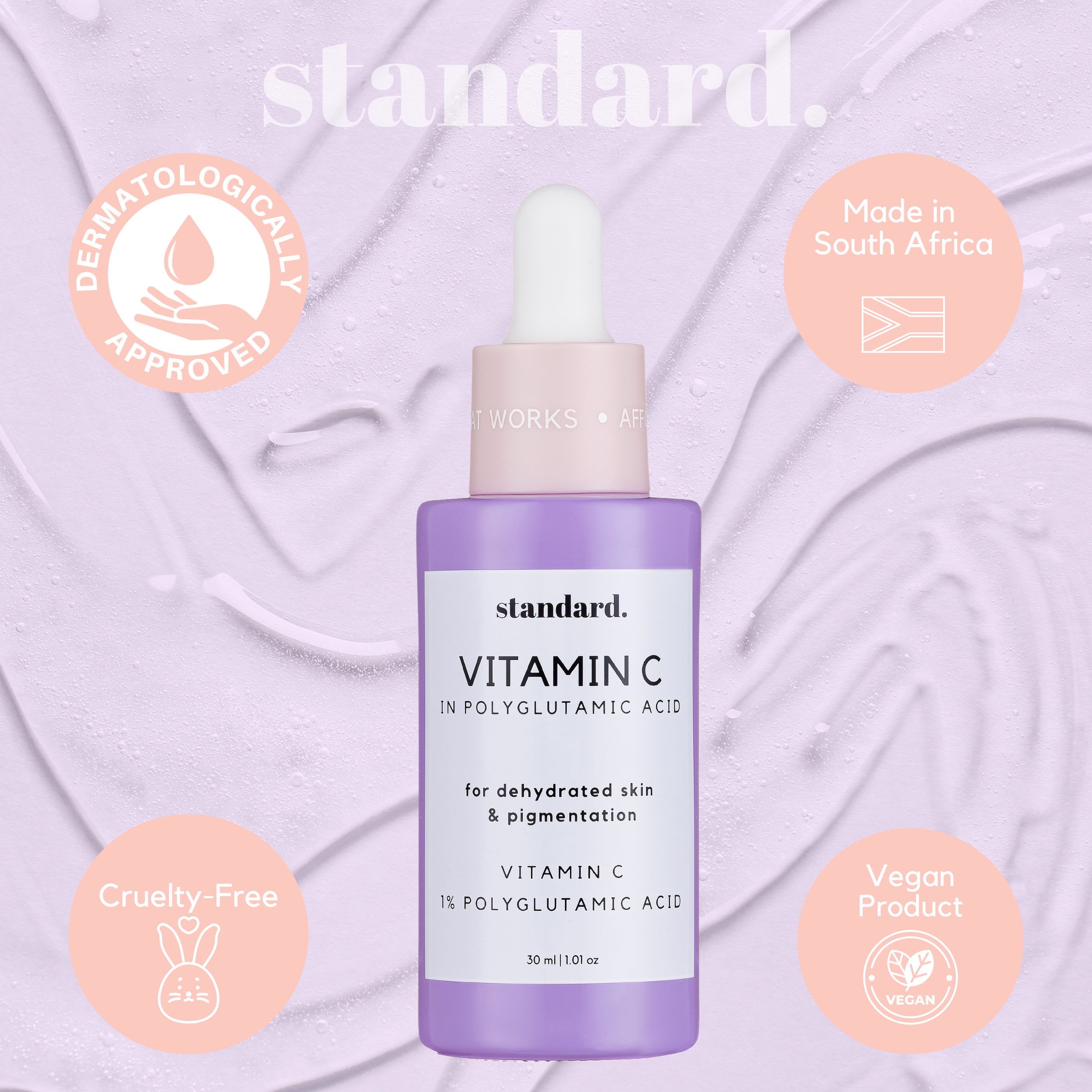 Vitamin C Serum mit Polyglutaminsäure